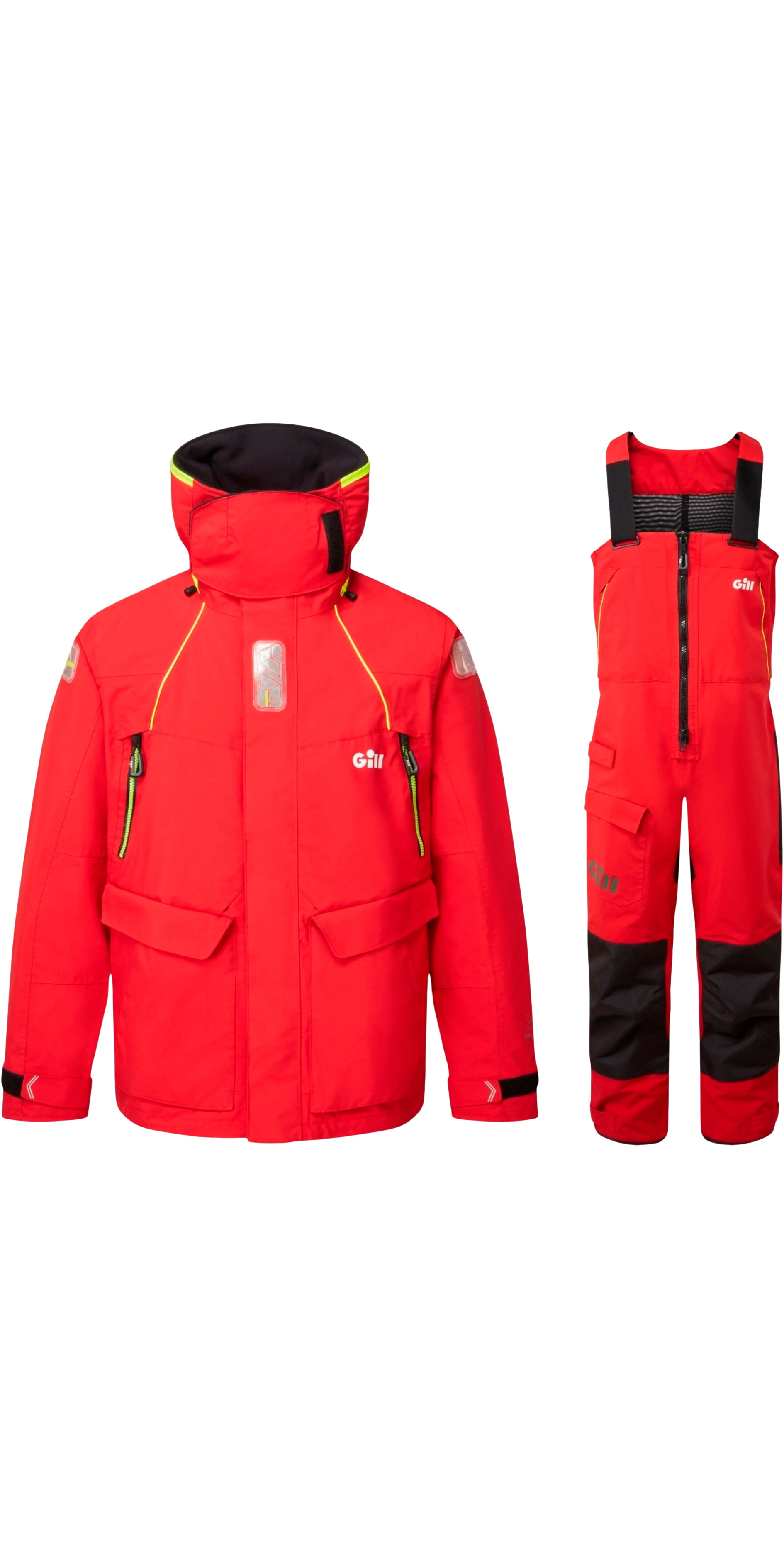 Zhik Mens Isotak X Ocean Jacket & Salopette Combi Set - 0920FRD